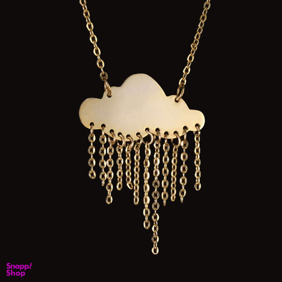 گردنبند طلا 18 عیار زنانه سانا گالری مدل ابر کد D10437