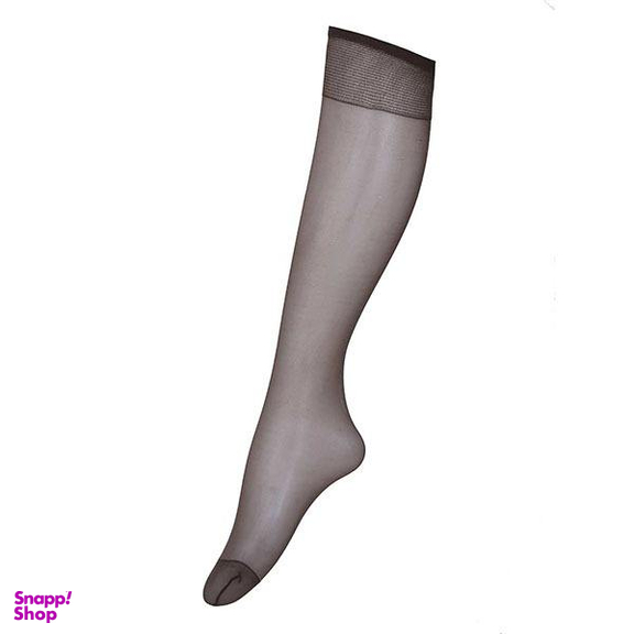 جوراب زنانه مدل زیر زانو کفه دار ضخیم رنگ قهوه ای