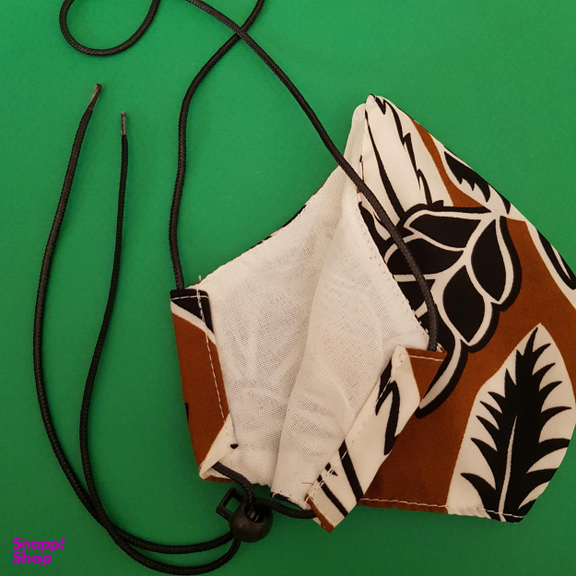 ماسک پارچه ای زنانه مدل برگ