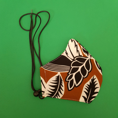 ماسک پارچه ای زنانه مدل برگ