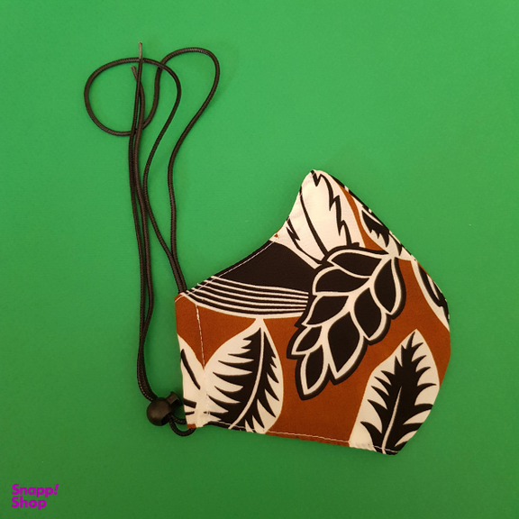 ماسک پارچه ای زنانه مدل برگ