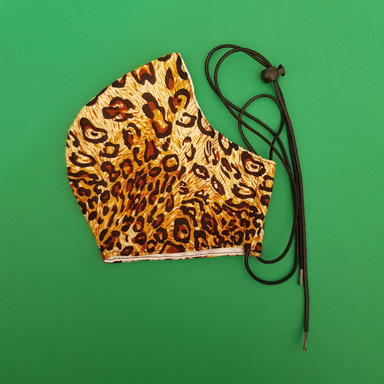 ماسک پارچه ای زنانه مدل پلنگی