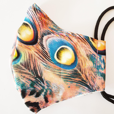 ماسک تزیینی مدل طاووس کد 01