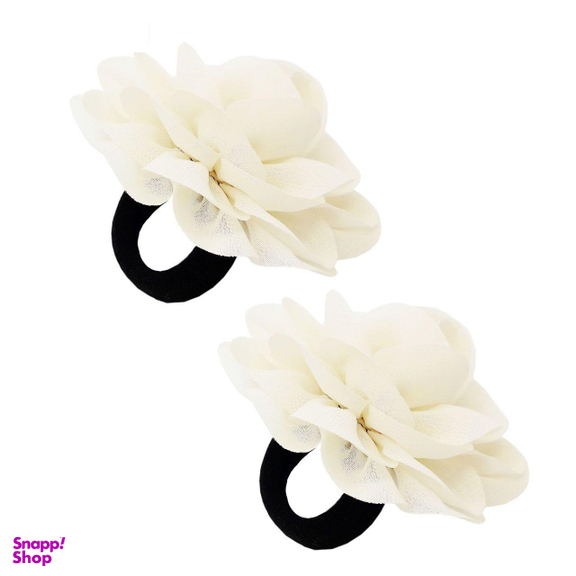 کش مو دخترانه طرح گل کد 110873 بسته 2 عددی