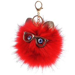 آویز عروسکی مدل گربه عینکی کد VGN18