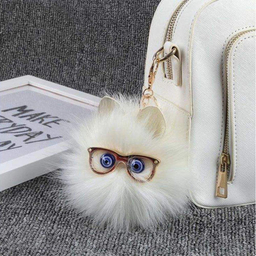 آویز عروسکی مدل گربه عینکی کد VGN18