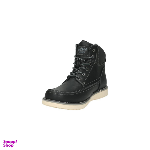 بوت چرم مردانه یانگ اسپیریت Young Spirit کد 97491 رنگ مشکی