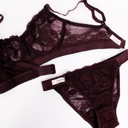 ست شورت و سوتین زنانه کارنا رز مدل 3350 رنگ زرشکی