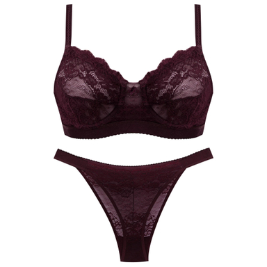ست شورت و سوتین زنانه کارنا رز مدل 3350 رنگ زرشکی