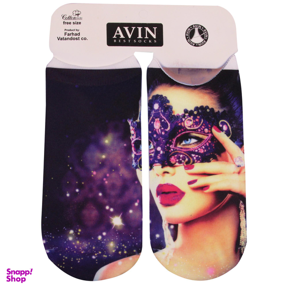 جوراب زنانه آوین مدل 3663-204-1