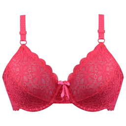 سوتین زنانه کارنا رز مدل 3347 رنگ صورتی تیره