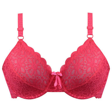 سوتین زنانه کارنا رز مدل 3347 رنگ صورتی تیره