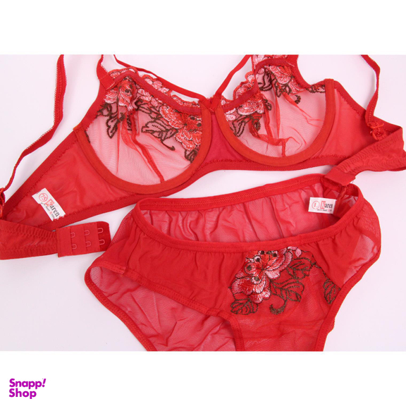 ست شورت و سوتین زنانه کارنا رز مدل 3340 رنگ قرمز
