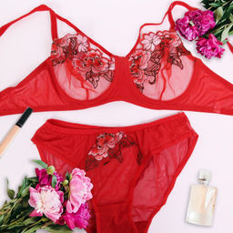 ست شورت و سوتین زنانه کارنا رز مدل 3340 رنگ قرمز