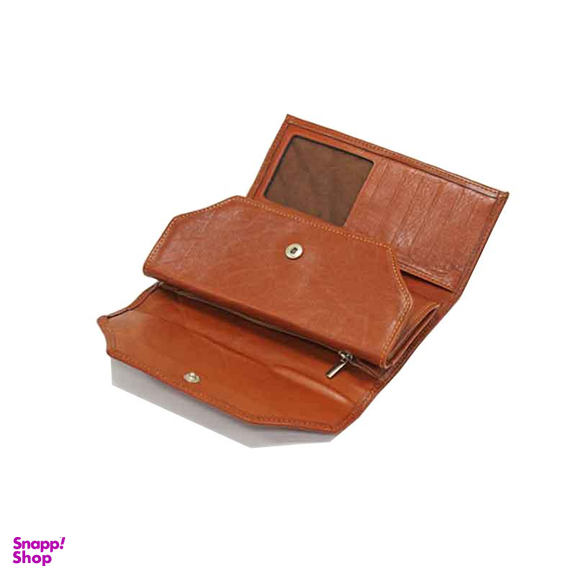 کیف پول زنانه چرم طبیعی آروین چرم کد AR-238