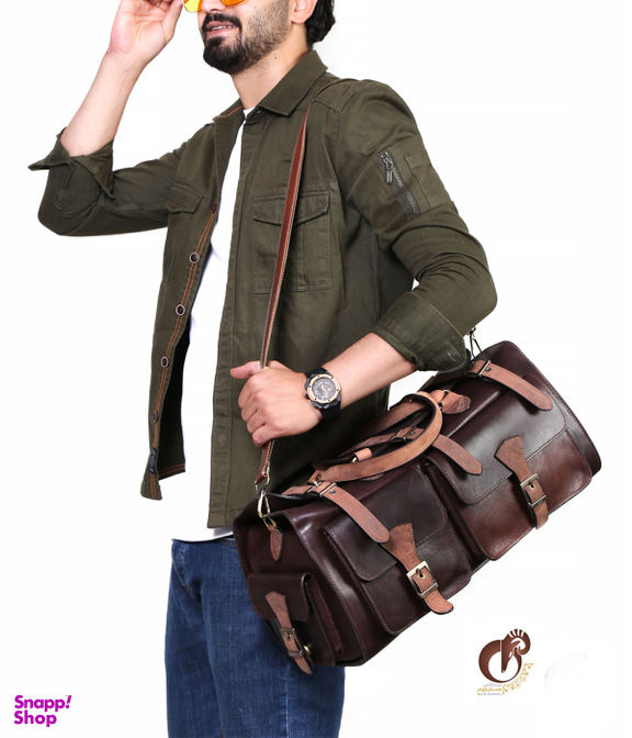 ساک تمام چرم آروینا مدل mrch30084