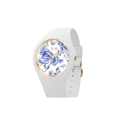 ساعت مچی عقربه ای زنانه آیس واچ (Ice Watch) مدل Ice Blue-White Porcelain-Medium