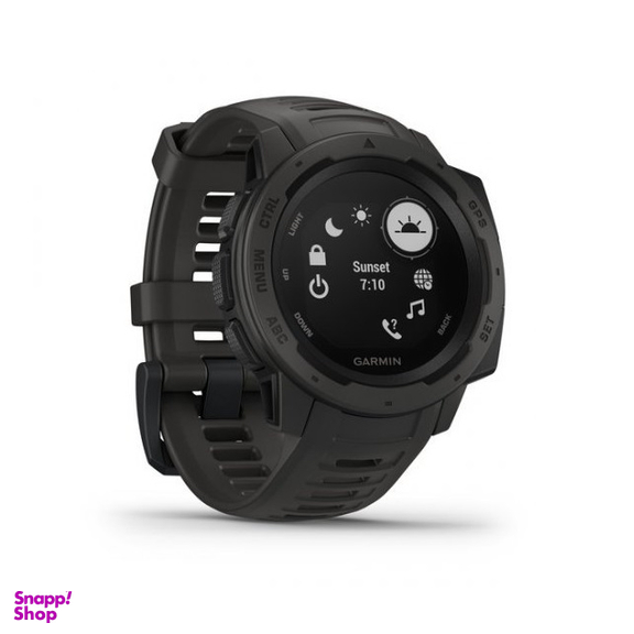 ساعت مچی دیجیتال زنانه و مردانه گارمین (Garmin) مدل Instinct With Black Band