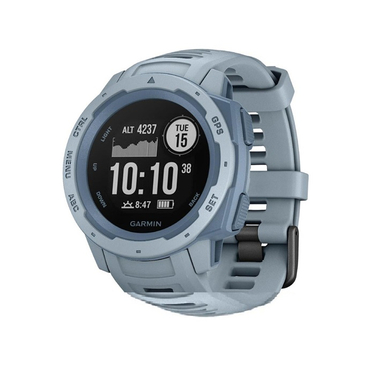 ساعت مچی دیجیتال زنانه و مردانه گارمین (Garmin) مدل Instinct With Light Blue Band