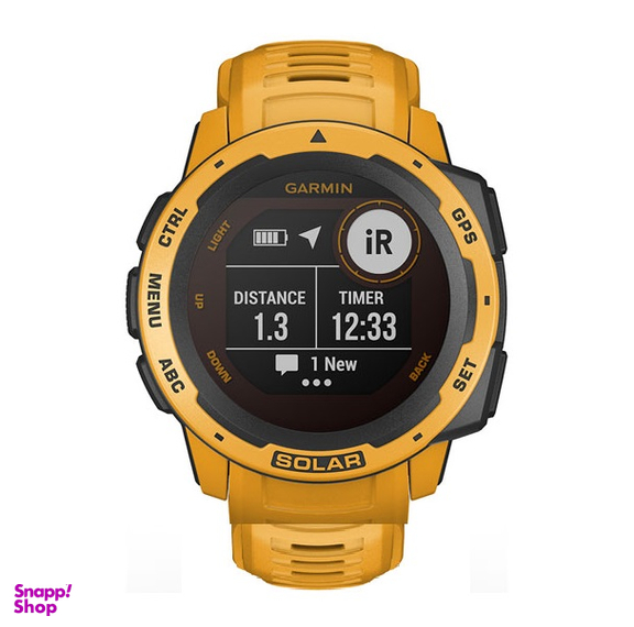 ساعت مچی دیجیتال زنانه و مردانه گارمین (Garmin) مدل 09-02293-010 Instinct Solar