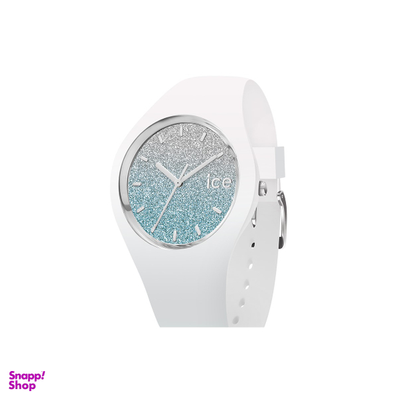 ساعت مچی عقربه ای زنانه و مردانه آیس واچ (Ice Watch) مدل Ice Lo-White Blue-Medium-3h