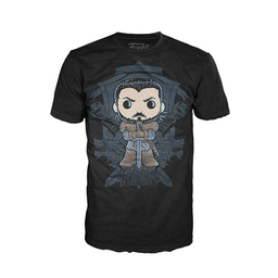 تیشرت فانکو (Funko) طرح جان اسنو رنگ مشکی