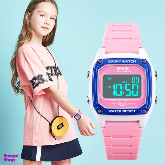 ساعت مچی دیجیتال زنانه اسکمی مدل 1614pink
