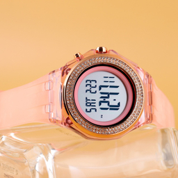 ساعت دیجیتال زنانه اسکمی مدل 1598Pink