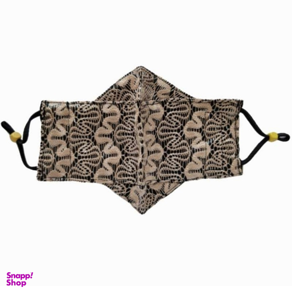 ماسک سه بعدی زنانه مدل گیپور کد AMS89