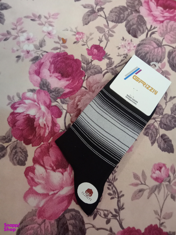 جوراب مردانه گریزلی طرح راه راه کلاسیک کد 334