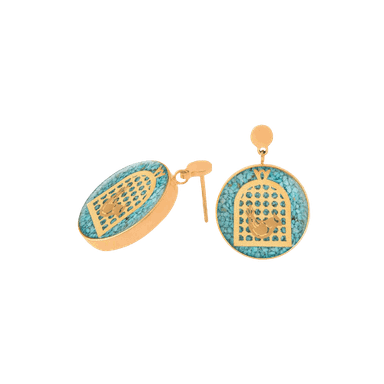 گوشواره زنانه زرسام سری مانی کلاسیک طرح مرغ آمین