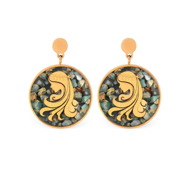 گوشواره زنانه زرسام سری مانی کلاسیک مدل شهریور