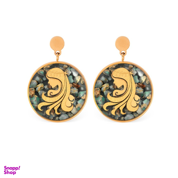 گوشواره زنانه زرسام سری مانی کلاسیک مدل شهریور