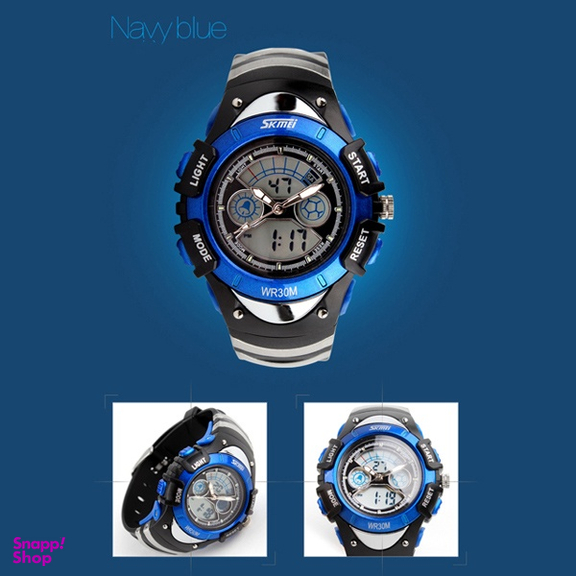 ساعت مچی عقربه‌ای مردانه اسکمی مدل 0998blue
