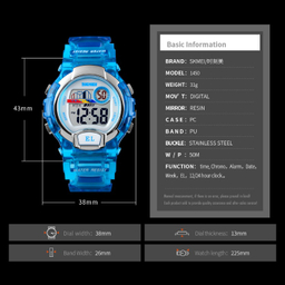 ساعت دیجیتال اسکمی (Skmei) مدل 1450Blue