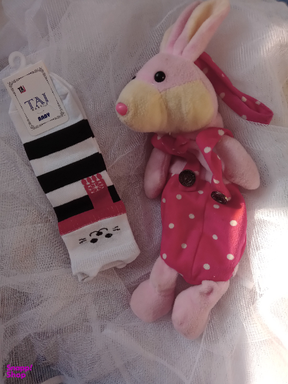 جوراب بچه گانه تاج (Taj) طرح عروسکی کد 1132