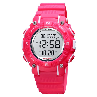 ساعت دیجیتال دخترانه و پسرانه اسکمی مدل 1613pink