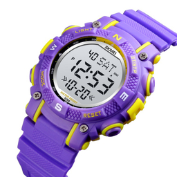 ساعت دیجیتال دخترانه و پسرانه اسکمی مدل 1613purple
