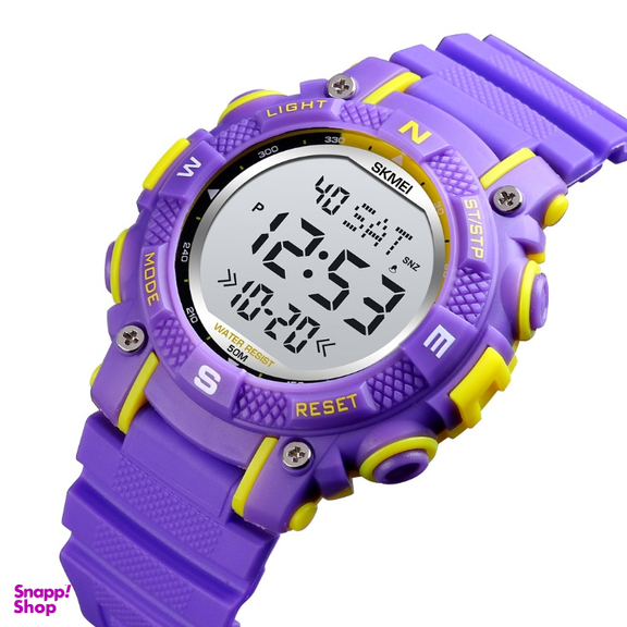 ساعت دیجیتال دخترانه و پسرانه اسکمی مدل 1613purple