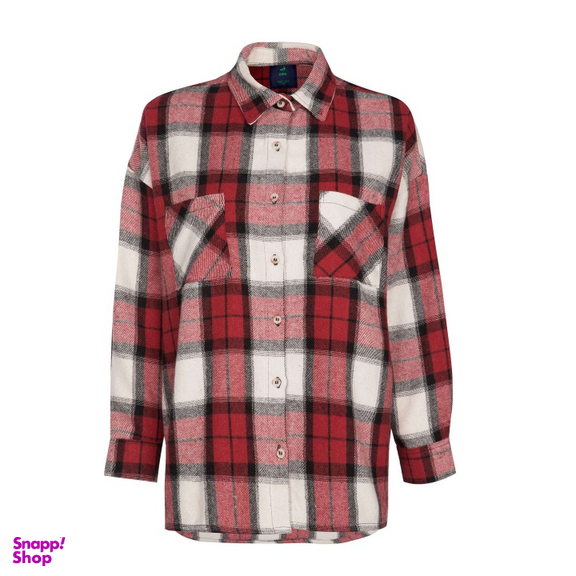 شومیز زمستانی زنانه آر ان اس (RNS) کد 11271170 رنگ قرمز