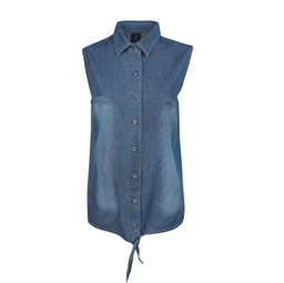 شومیز آستین حلقه ای زنانه آر ان اس (RNS) کد 11271006 رنگ سرمه‌ای