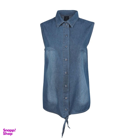 شومیز آستین حلقه ای زنانه آر ان اس (RNS) کد 11271006 رنگ سرمه‌ای