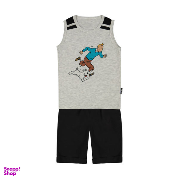 ست تاپ و شلوارک بچگانه به رسم (Behrasm) مدل تن تن کد 3000133