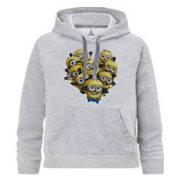 هودی دخترانه به رسم (Behrasm) مدل مینیون قلب کد 1103