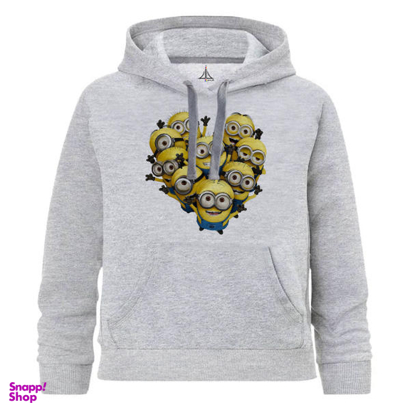 هودی دخترانه به رسم (Behrasm) مدل مینیون قلب کد 1103