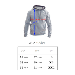 هودی مردانه به رسم طرح دوستان کد 187
