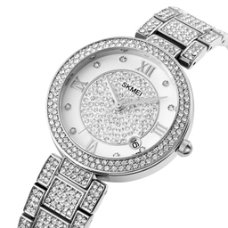 ساعت مچی عقربه‌ ای زنانه اسکمی (Skmei) مدل 1739Silver