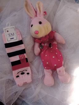 جوراب ساق دار بچه گانه تاج (Taj) مدل خرسی