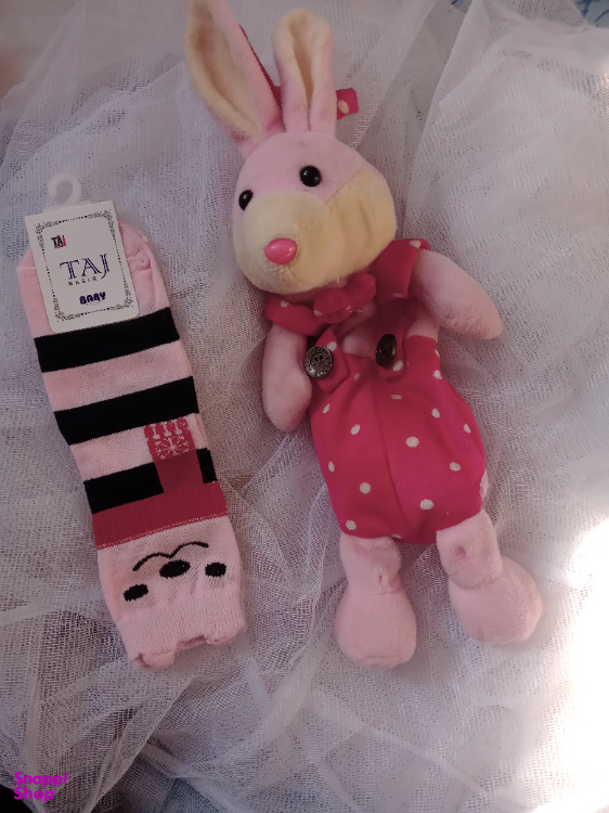 جوراب ساق دار بچه گانه تاج (Taj) مدل خرسی