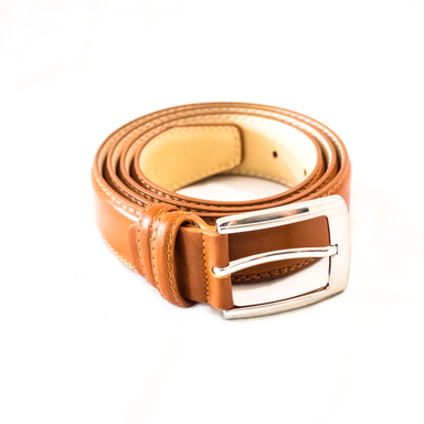 کمربند چرم طبیعی آروین چرم (Arvin Leather) کد AR-D10 قهوه ای